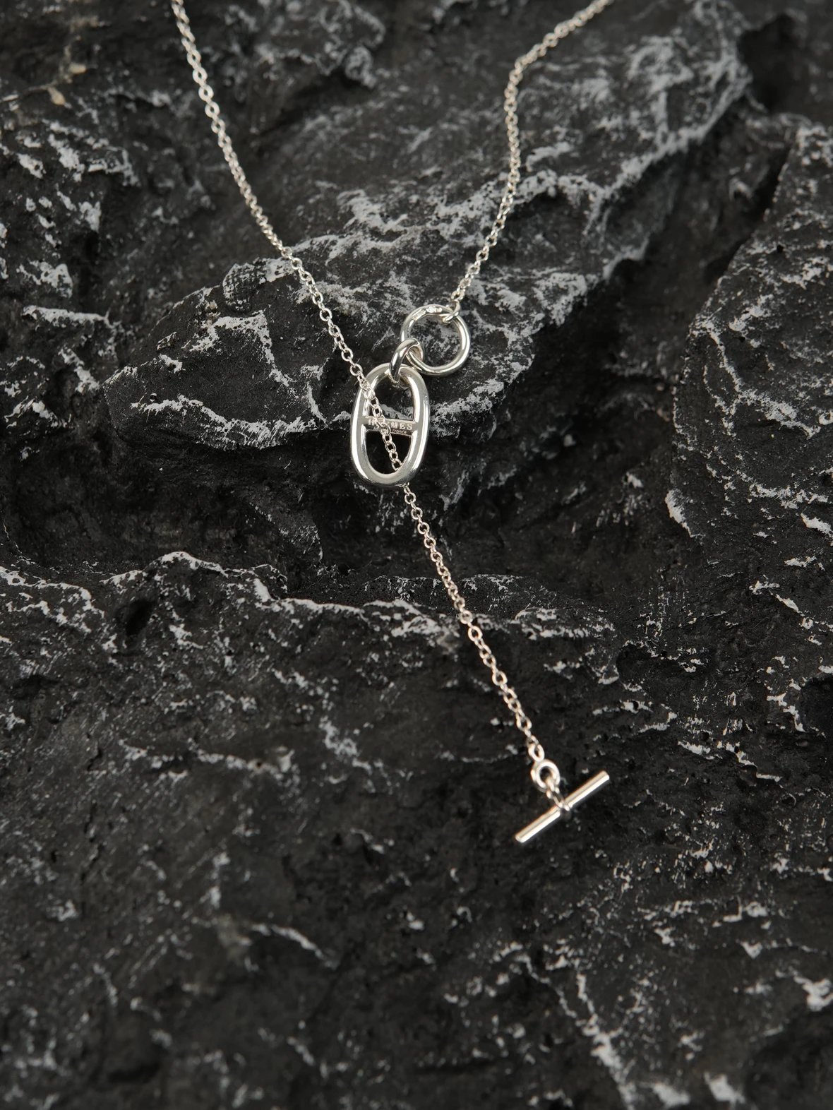 Item ID 8388 “ Valentine's Day only ”Chained-Ancre-“925 silver ” Fashionable Pig No