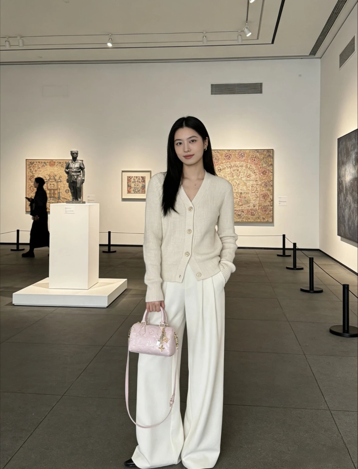 Item ID 8500 NANO-SPEEDY - Brand Old Flower Full Print Cowhide Single Shoulder Hand