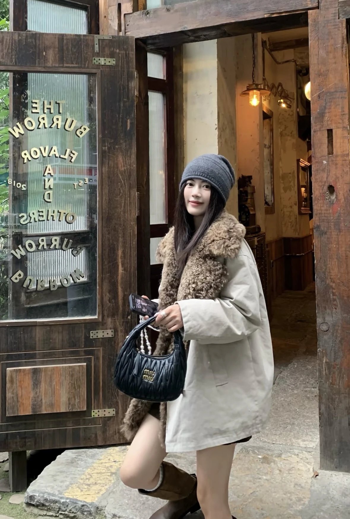 Item ID 8485 Haute couture series - Miu Miu -Wander series -“ Imported lambskin ”“