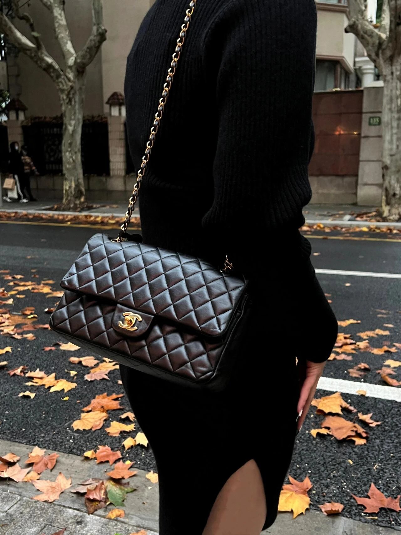 Item ID 8455 Chane1- Fragrant grandma -Classic-Flap-CF- medium size - Classic diamo