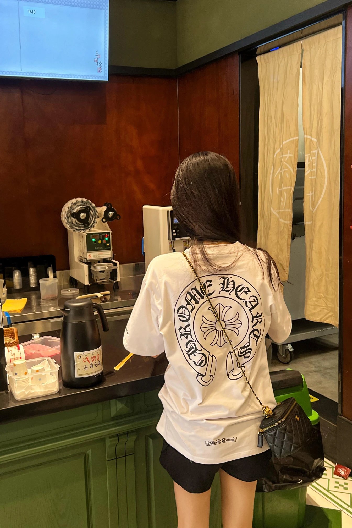 Item ID 8304 Chrome-Hearts- Crow heart -2020ss- Classic big horseshoe print short s