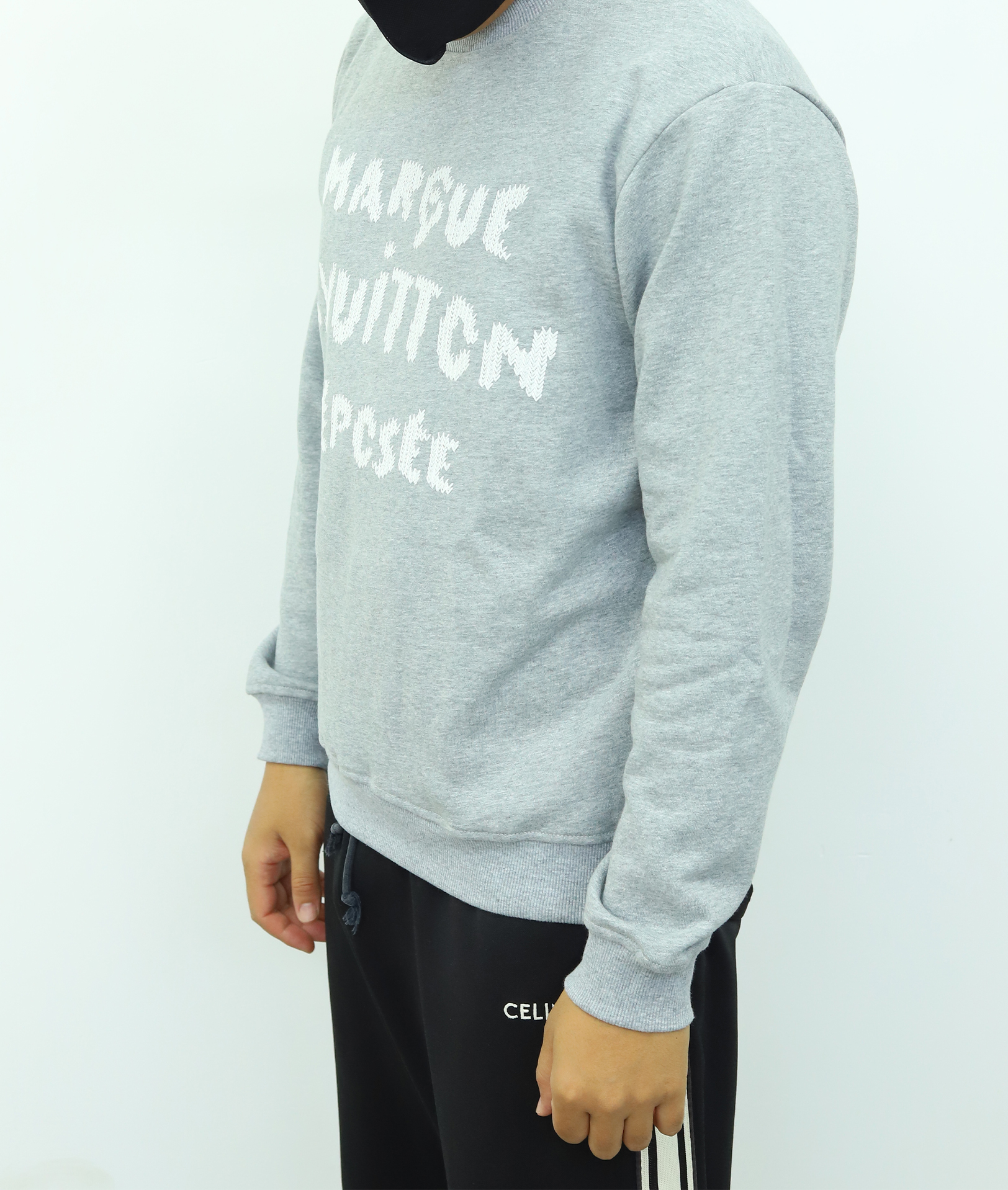 LV套头字母卫衣 灰色