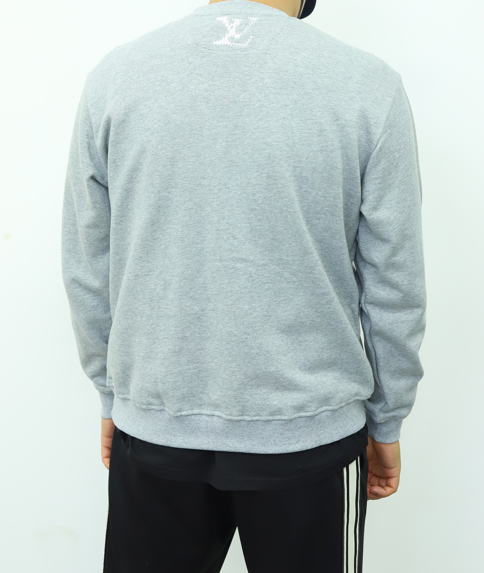 LV套头字母卫衣 灰色