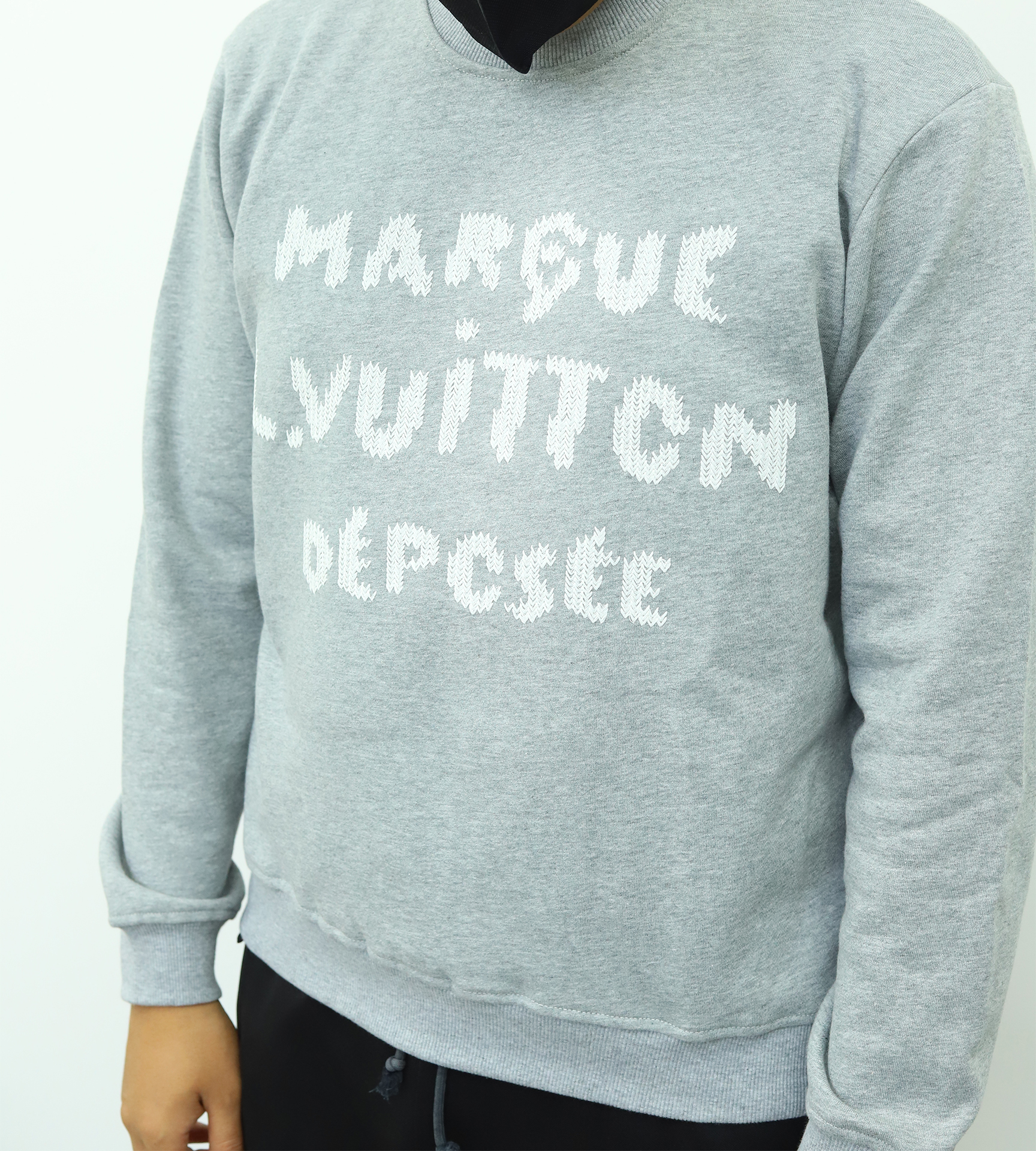 LV套头字母卫衣 灰色