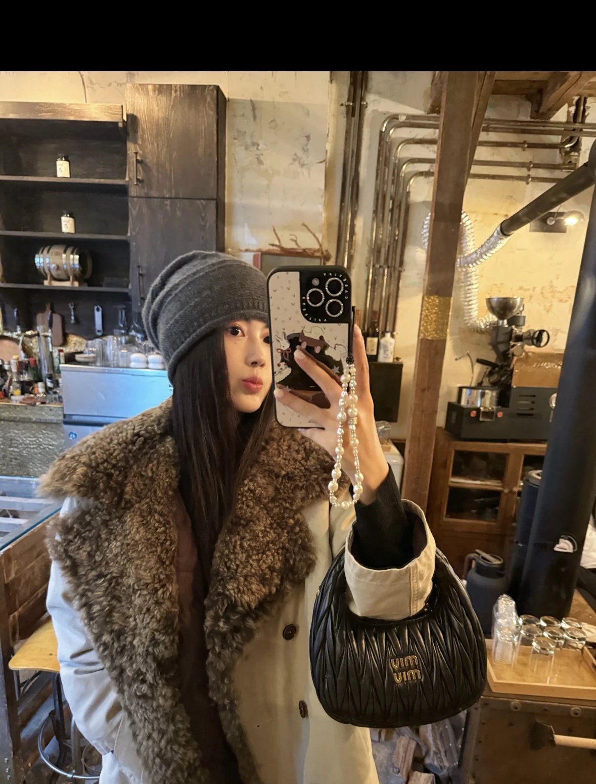 Item ID 8485 Haute couture series - Miu Miu -Wander series -“ Imported lambskin ”“