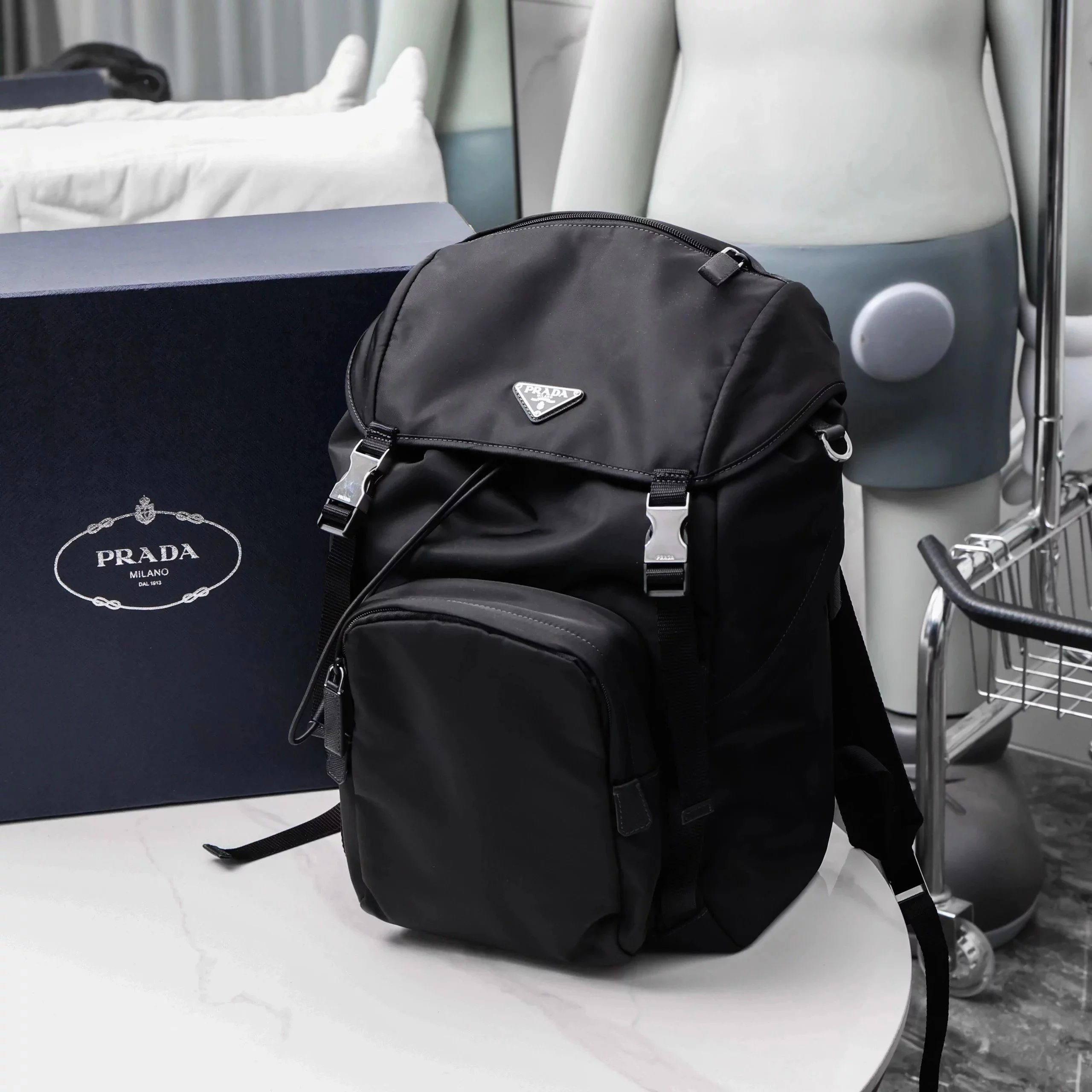 Item ID 8517 “ Appearance + Functional ”Prada- Prada -Re-Nylon Series backpack - Me