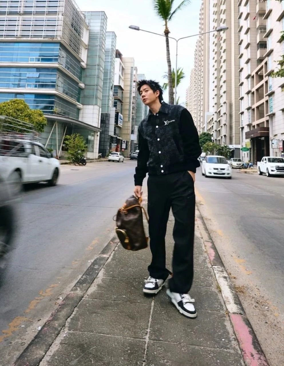 Item ID 8027 Haute Couture SS25 Baseball Jacket _Handmade Beaded_ _Imported Goat su