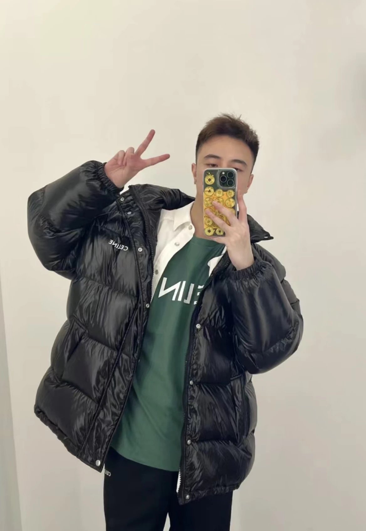 Item ID 8108 Ce1ine-2021ss-Classic - Breadcoat - Bright Down Jacket -90 Velvet - Sh