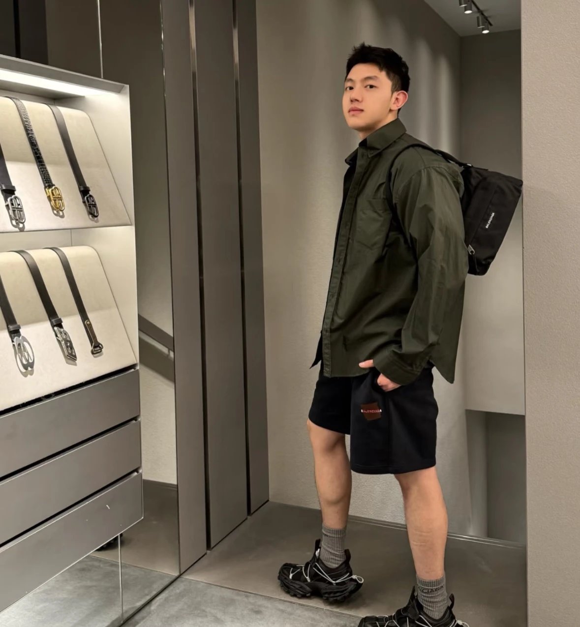 Item ID 8231 BLCG Paris - Embroidered Adhesive Shorts - _Correct Heat Transfer Prin