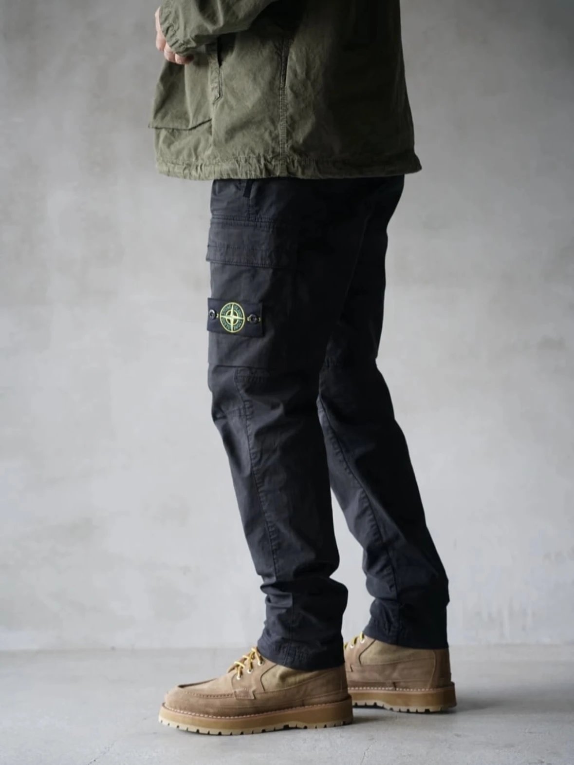 Item ID 8358 stone1sland- island -“10-10 Cotton denim ” Double side pocket cargo st
