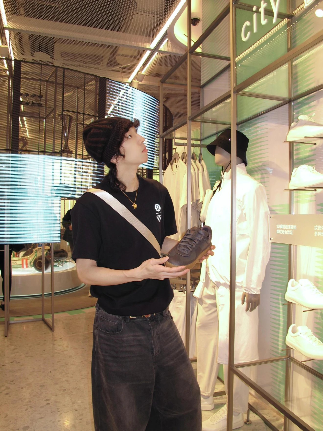 Item ID 8322 Lulu-1emon- Lulu -2025ss- Zhou Guanyu limited edition -32s-200 Gram su