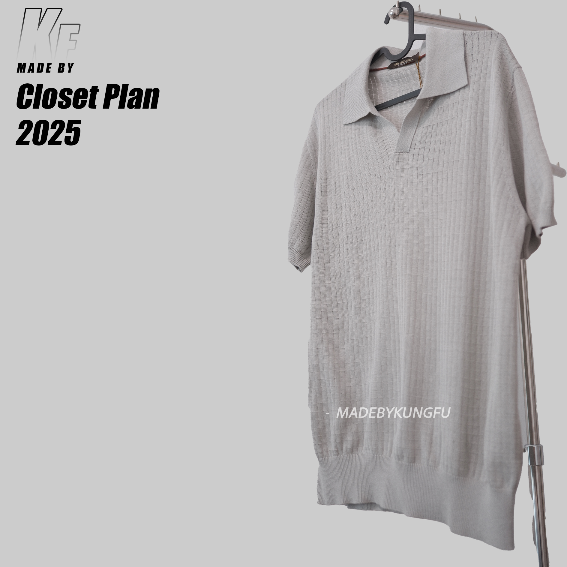 【55% Silk】LP Knit Polo