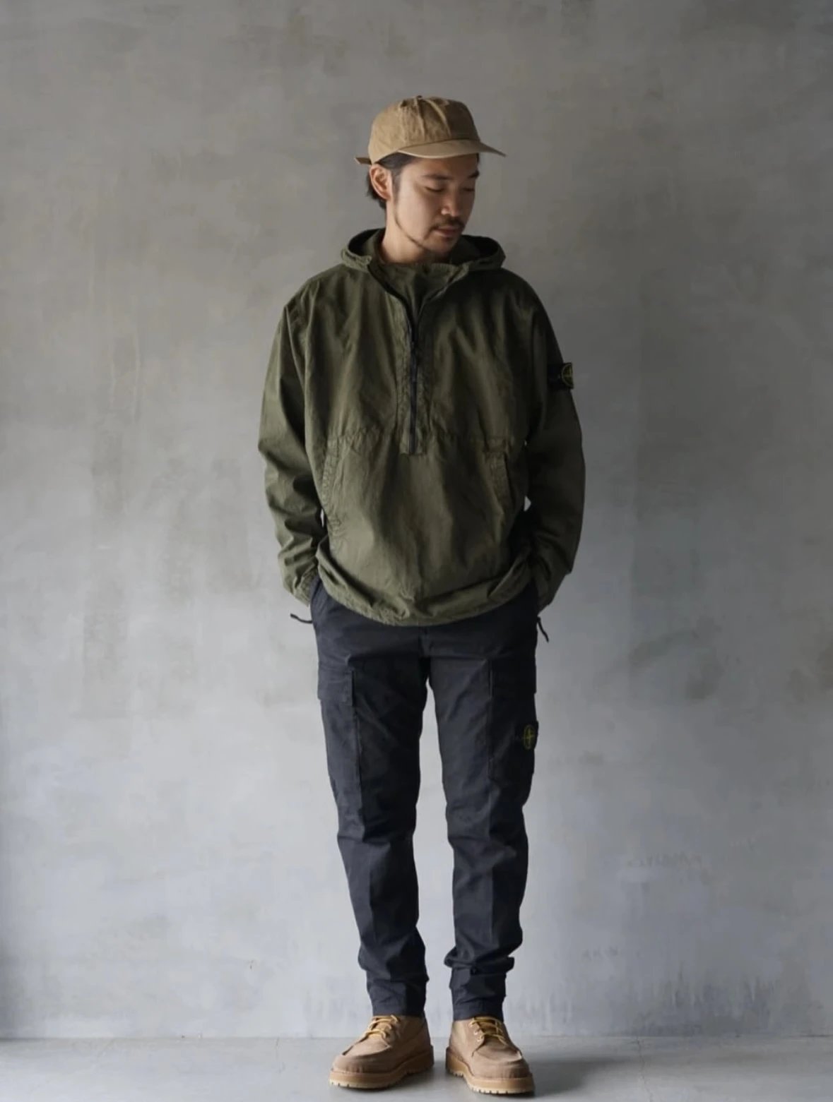 Item ID 8358 stone1sland- island -“10-10 Cotton denim ” Double side pocket cargo st