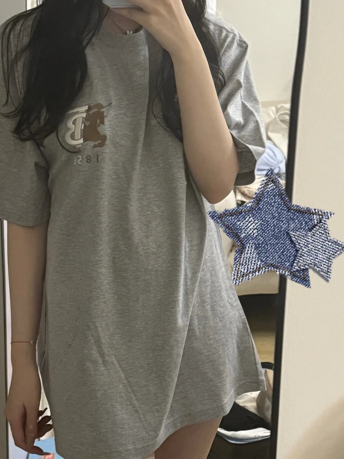 Item ID 8300 Burberry - Burberry 2020ss - Classic - Platinum Equestrian Knight Embr