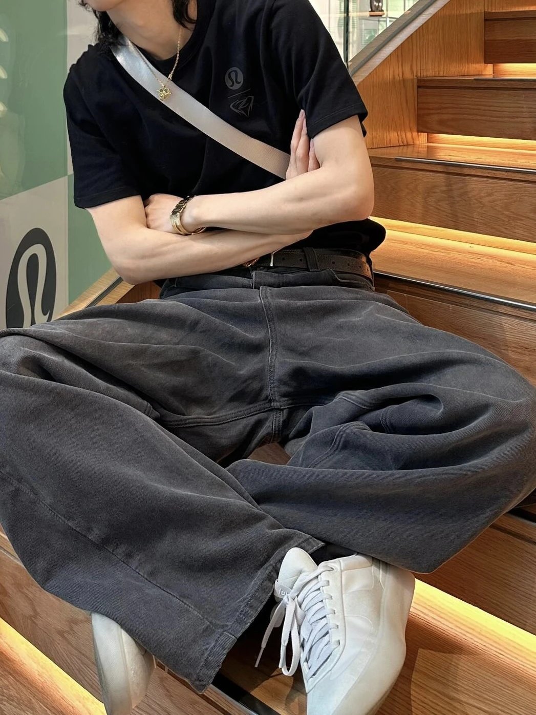 Item ID 8322 Lulu-1emon- Lulu -2025ss- Zhou Guanyu limited edition -32s-200 Gram su