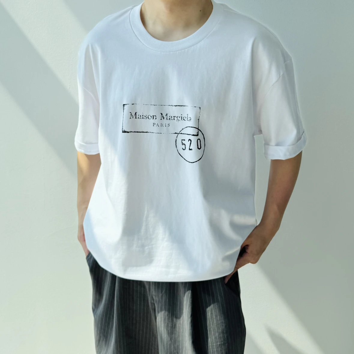 Item ID 8323 Ma1son-Margiala-2025ss-520 Limited Series - Blur Letter Printed Short
