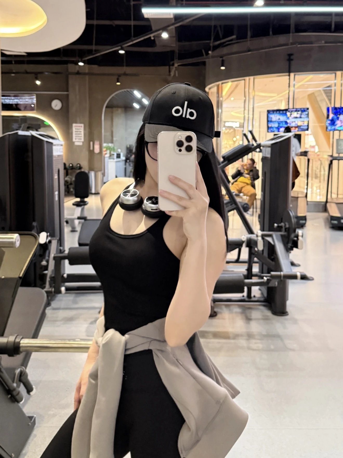 Item ID 8416 Alo-yoga-OFF-DUTY-CAP- cotton peaked cap - Commuting curved brim peake