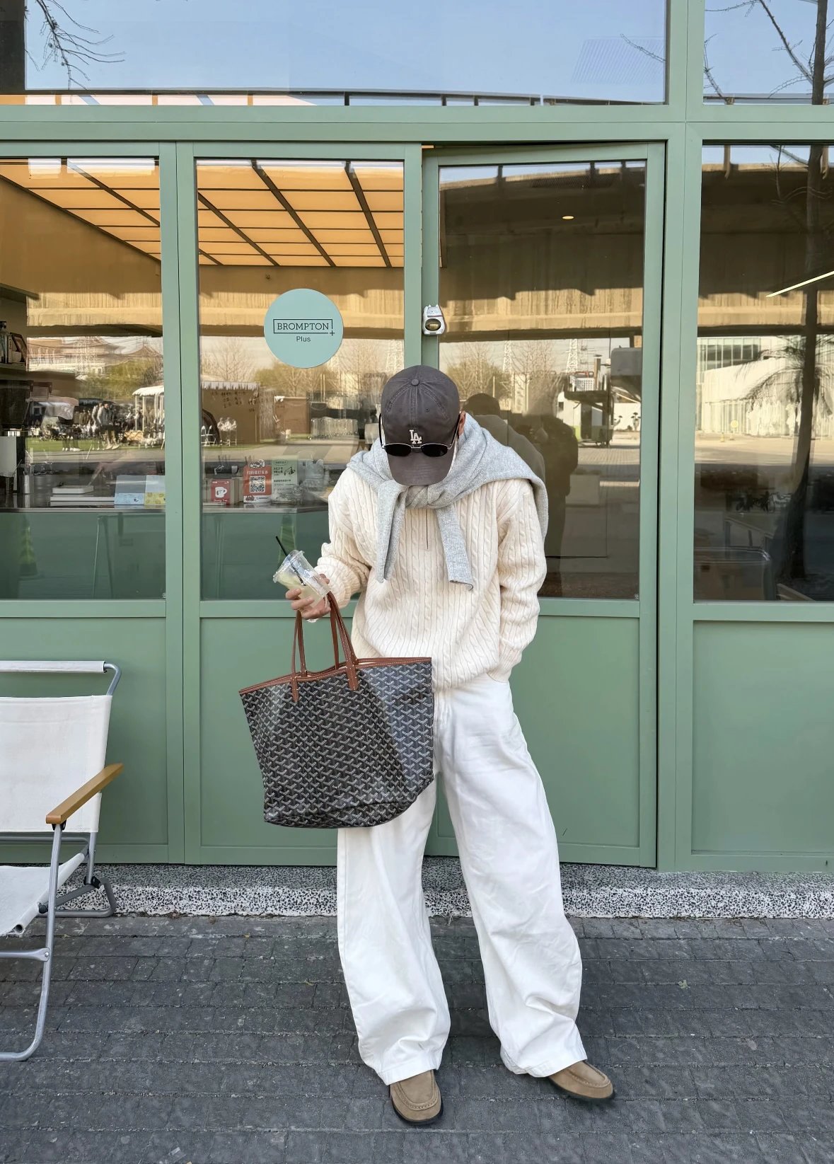 Item ID 8477 GOYARD“ Imported coated canvas ” Presbyopia full of prints - calfskin