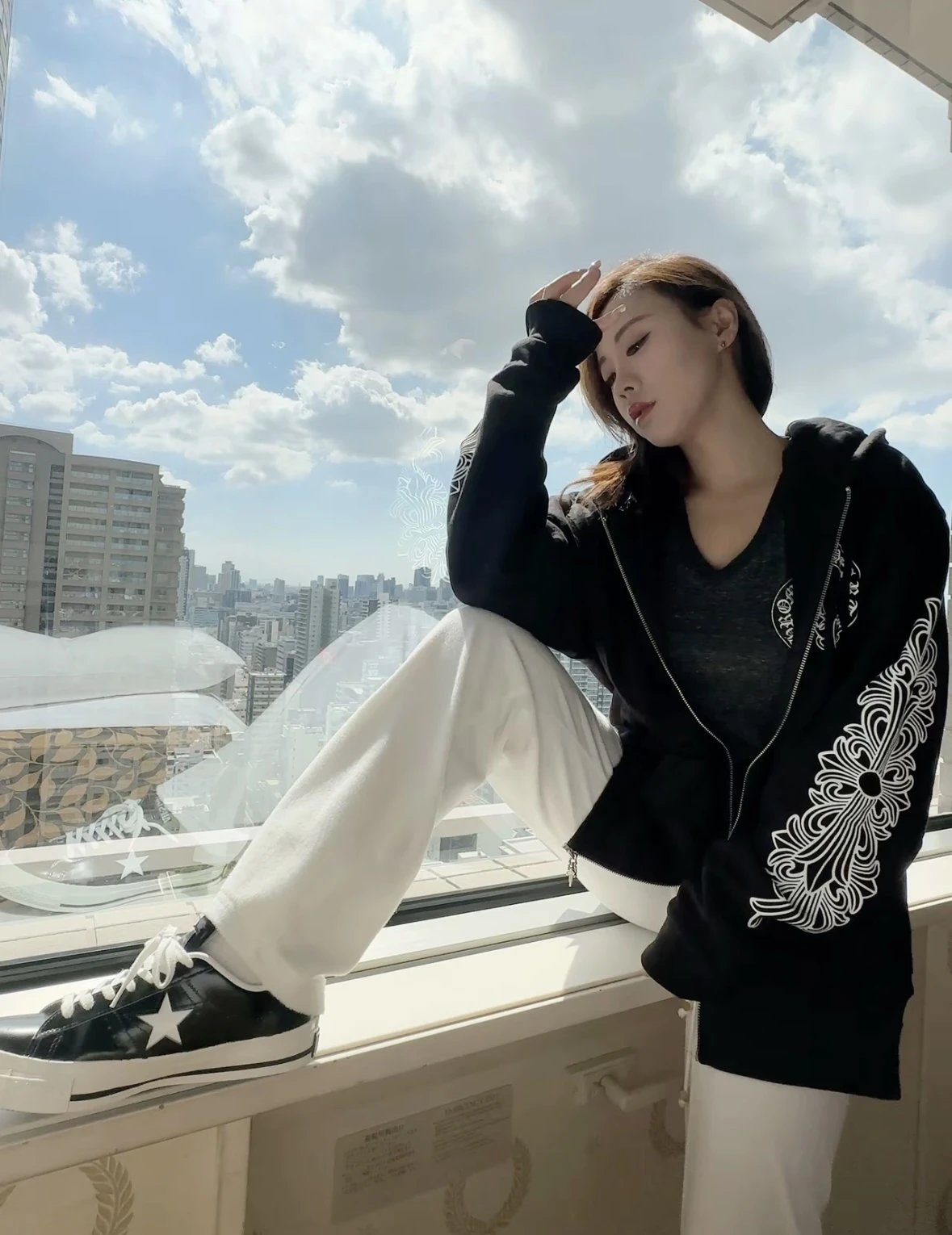 Item ID 8025 CH Horseshoe Printed Cotton Double Layer Fabric - _Waffle Inner_ _Silv