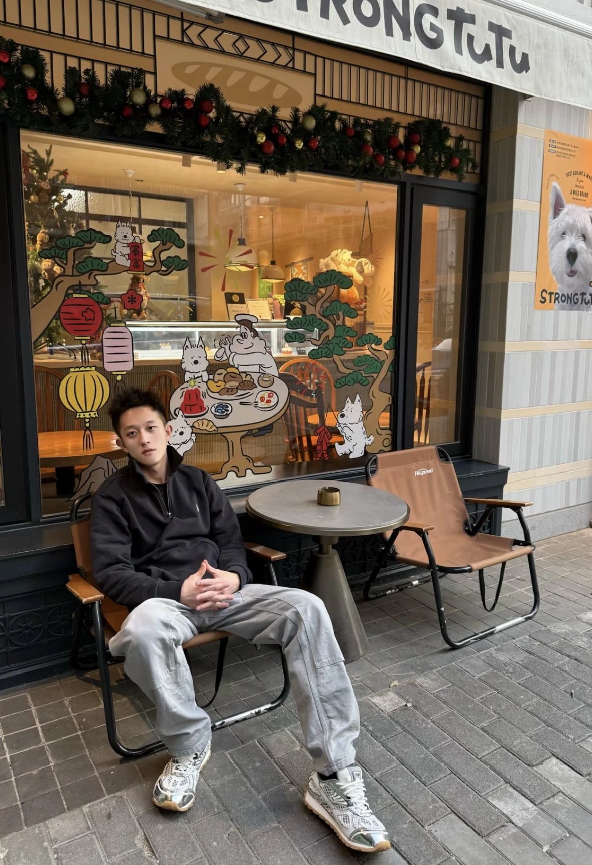 Item ID 8091 raff SS25 Solid color pullover embroidered peak collar long-sleeved sw