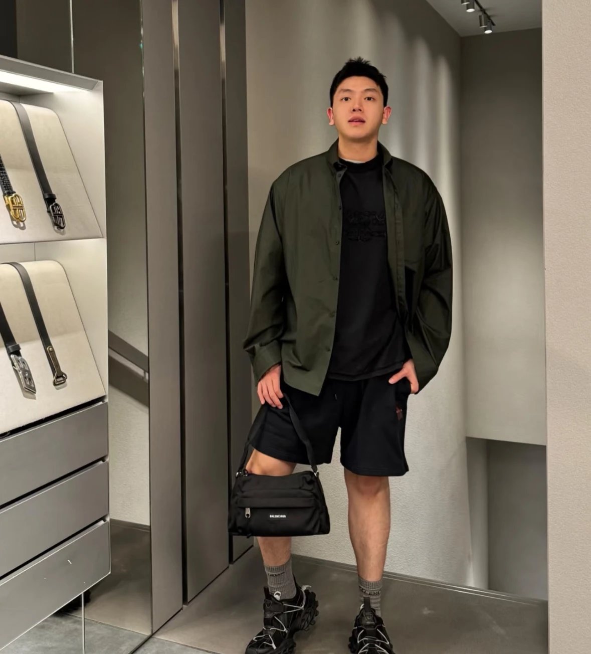 Item ID 8231 BLCG Paris - Embroidered Adhesive Shorts - _Correct Heat Transfer Prin