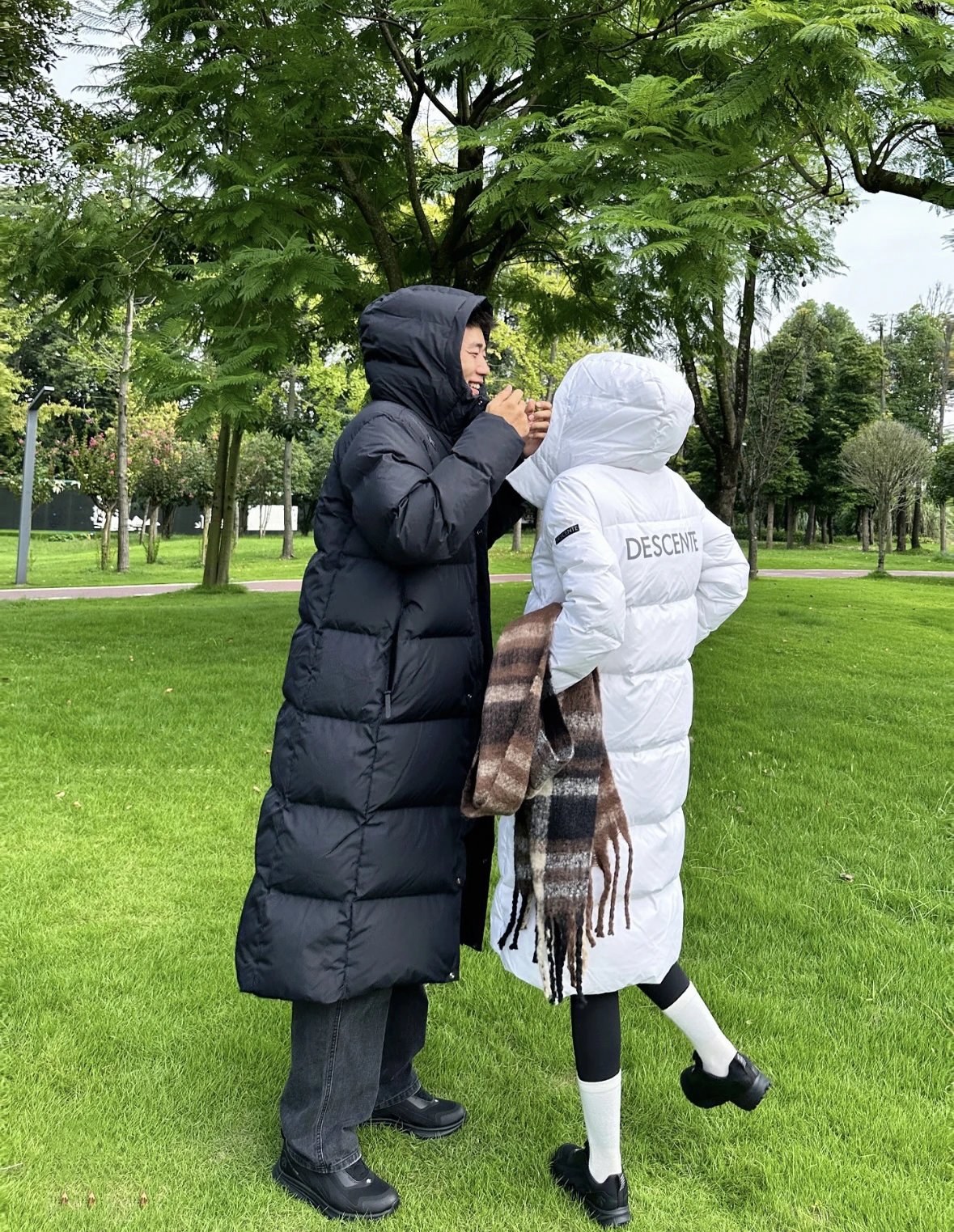 Item ID 8134 SKI-STYLE series -“ correct 3M Printed coating ” long commuter down ja