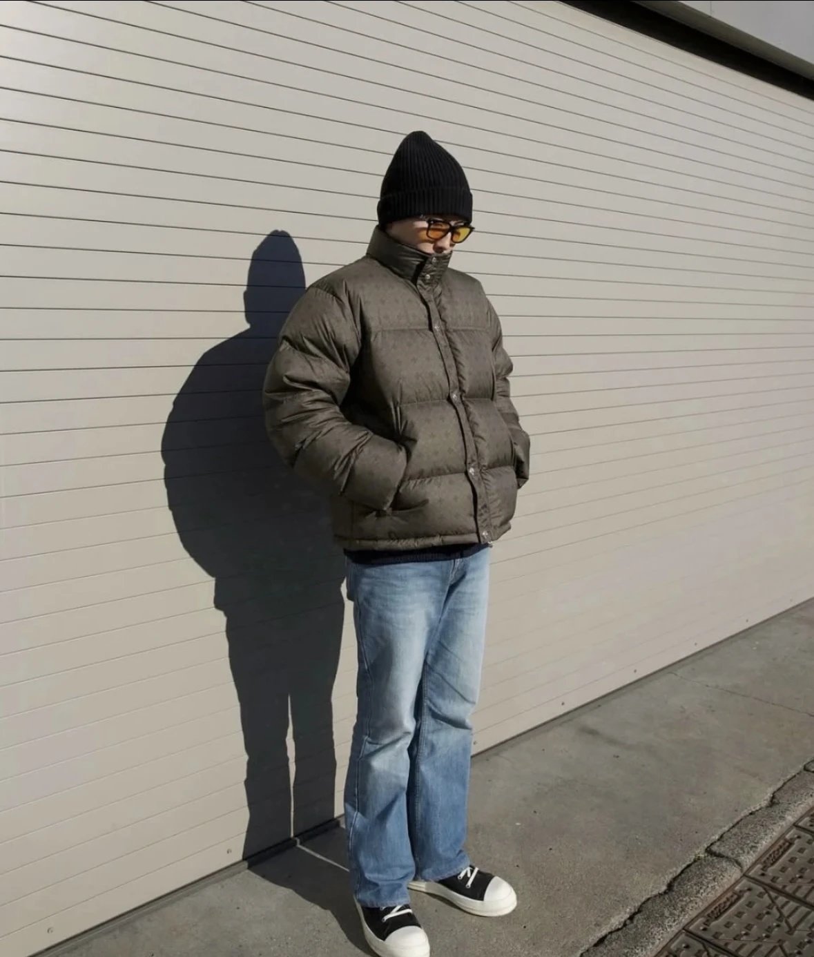 Item ID 8110 Crow heart CH full print logo“90 white duck down ”“ Exclusive distress