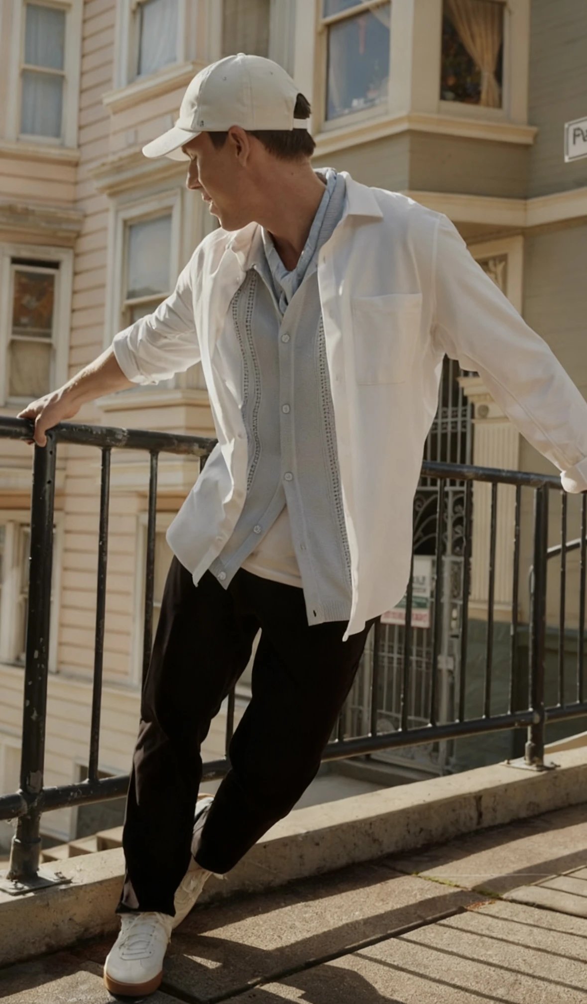 Item ID 8352 Lulu ABC Series solid color trousers - elastic waist casual pants - bl