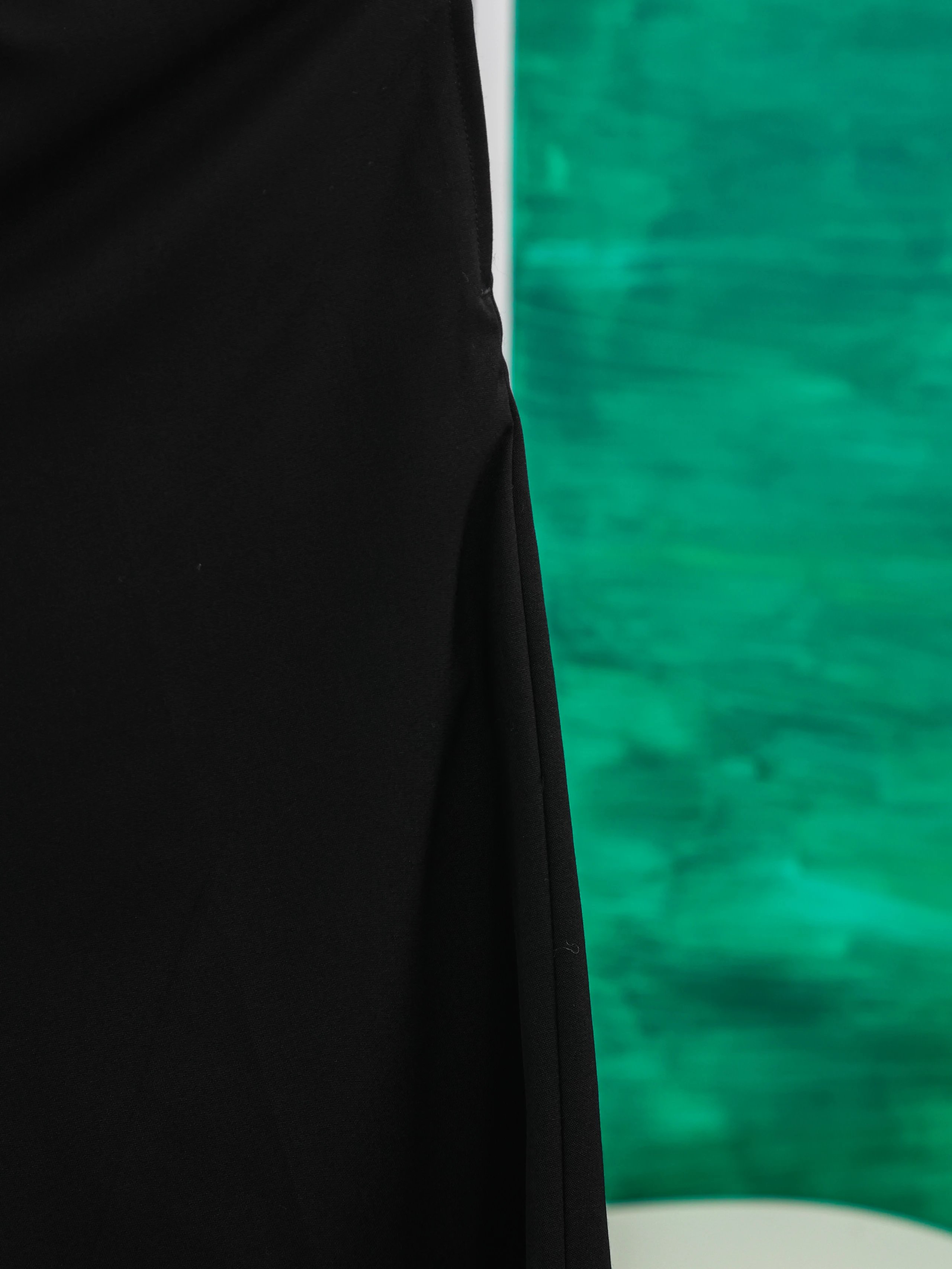 Item ID 8343 Balenci@ga- Paris -2023ss-100% wool worsted - Solid color pressed mid-