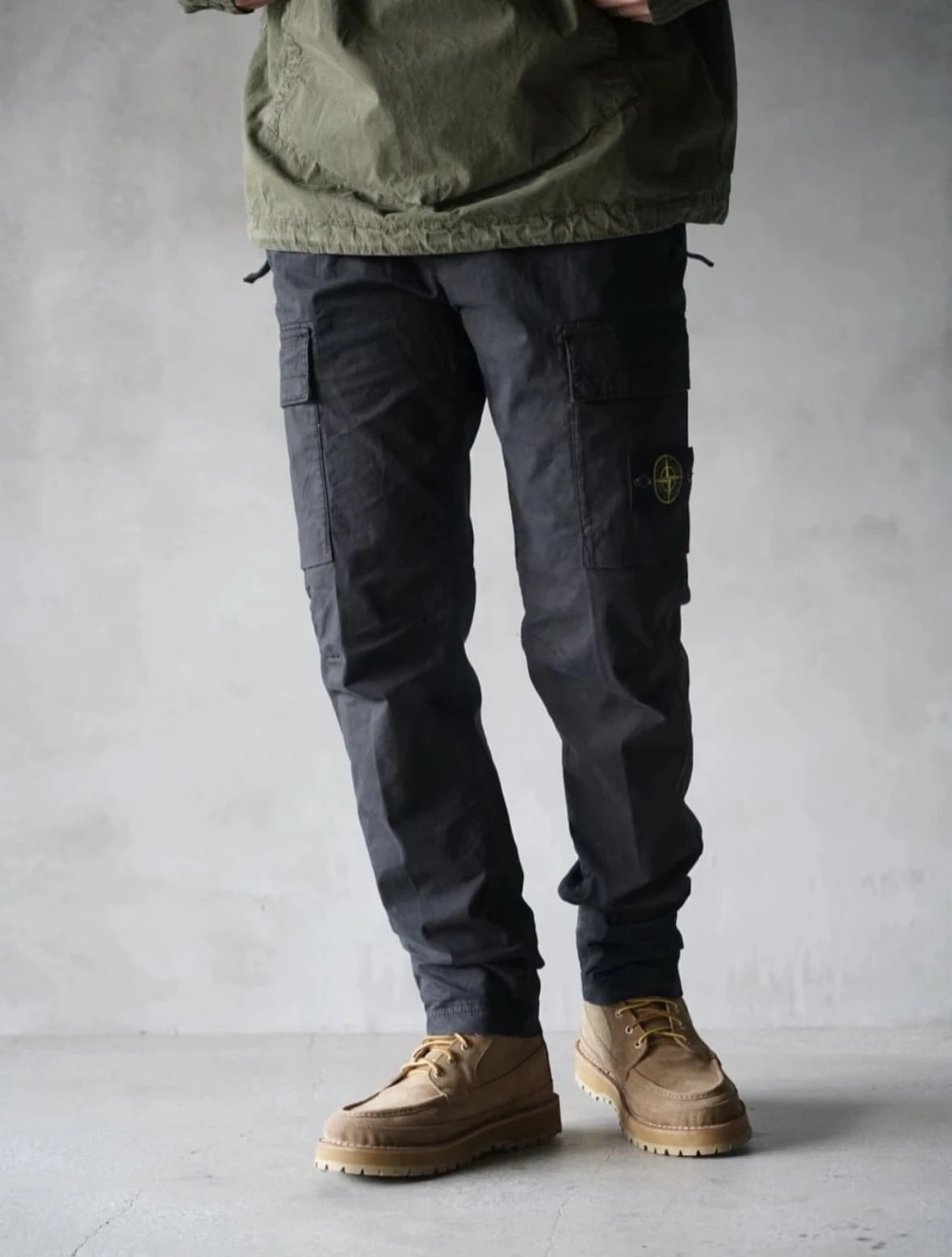 Item ID 8358 stone1sland- island -“10-10 Cotton denim ” Double side pocket cargo st