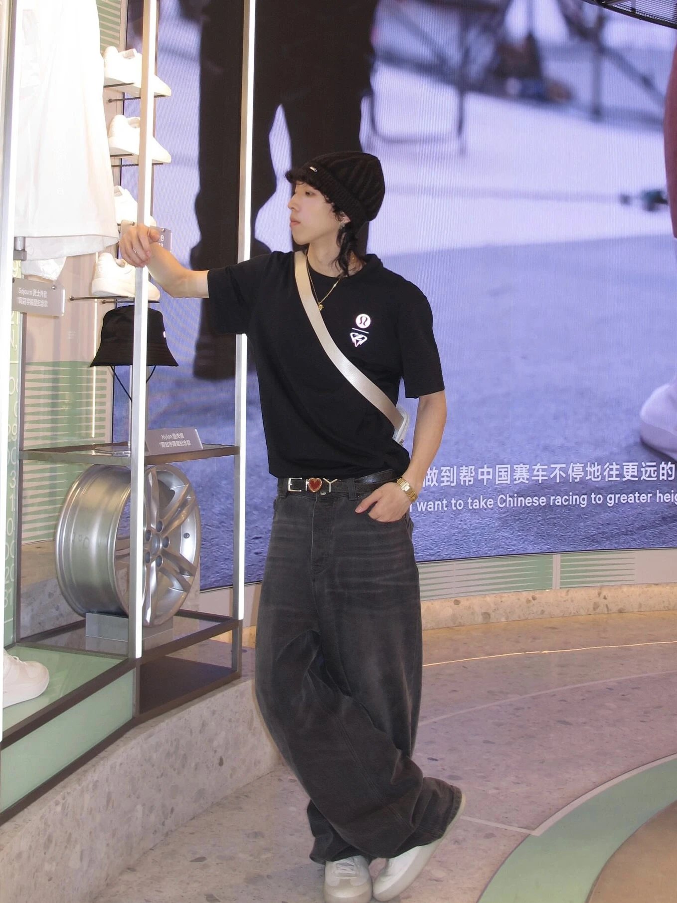 Item ID 8322 Lulu-1emon- Lulu -2025ss- Zhou Guanyu limited edition -32s-200 Gram su