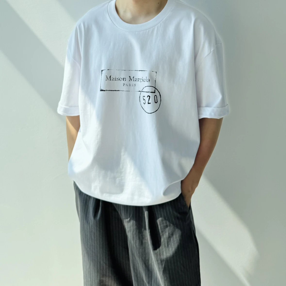Item ID 8323 Ma1son-Margiala-2025ss-520 Limited Series - Blur Letter Printed Short