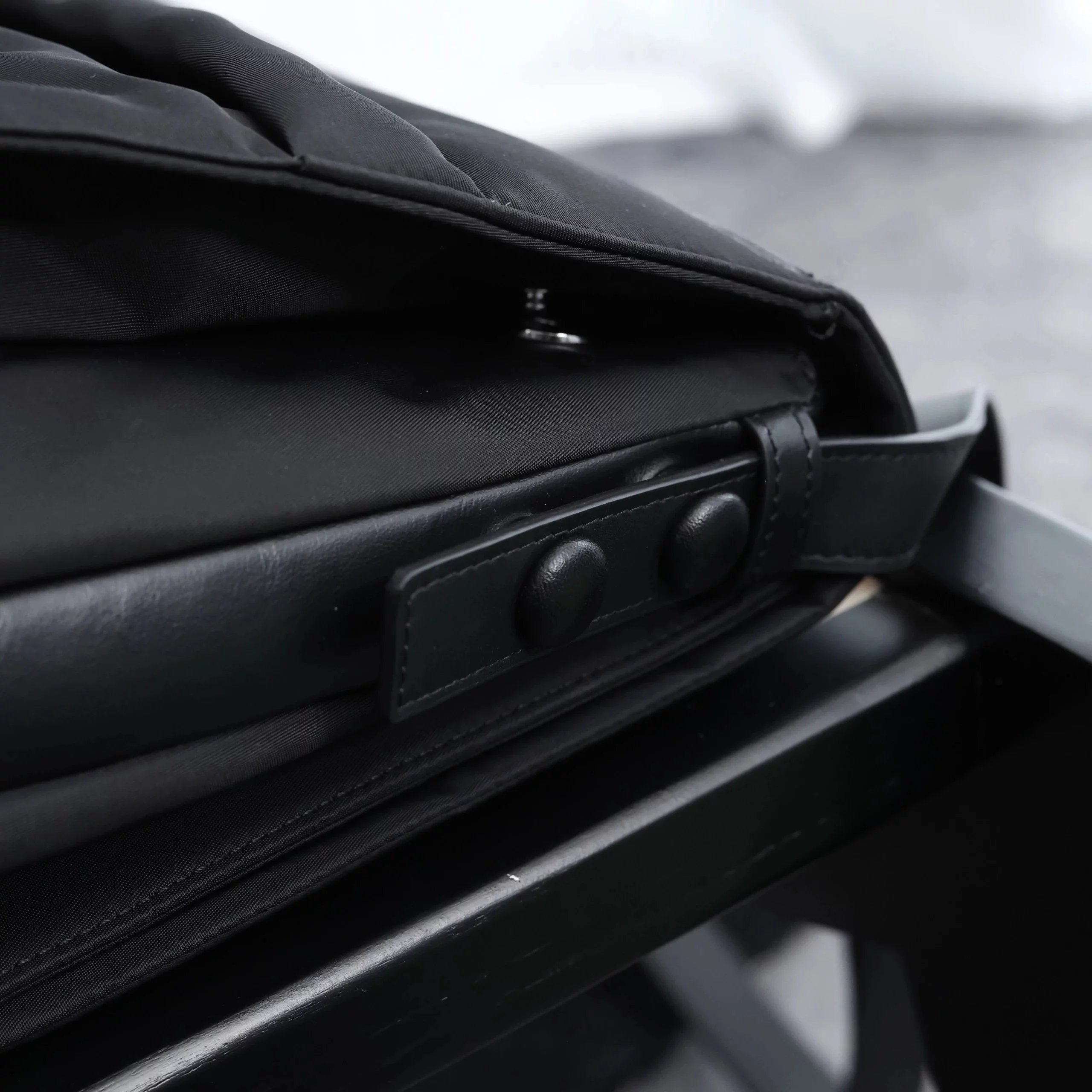 Item ID 8505 Prad invite collaboration - Retro flip bag, nylon bag, large briefcase