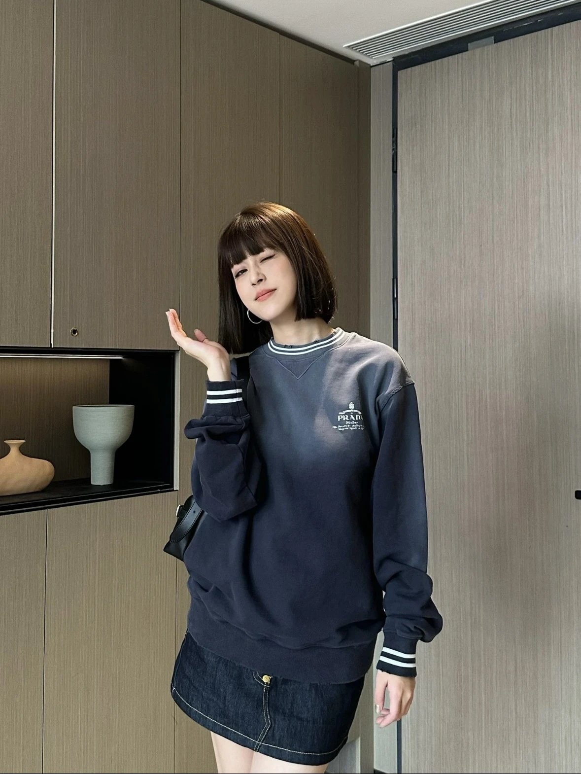 Item ID 8088 PRD-SS24Logo-“ Heavy industrial washing ”“ Purely hand-sanded ” Printe