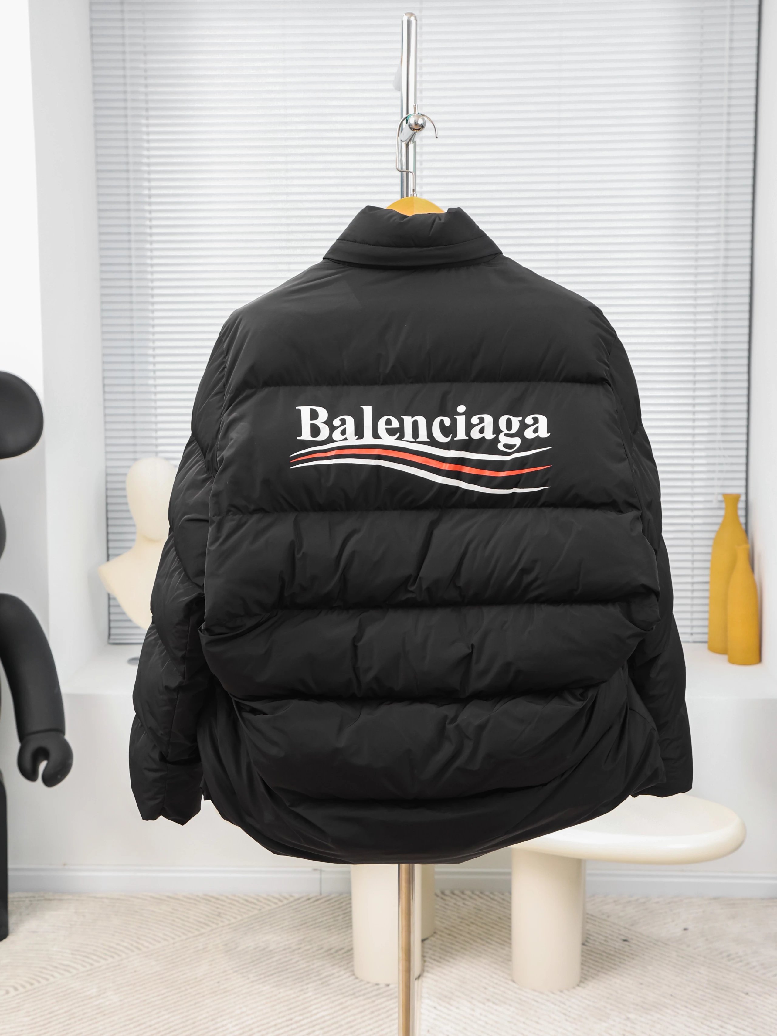 Item ID 8103 Balenci@ga- Paris - Cola Wave Series - Down Cotton Jacket - Vest - Dow