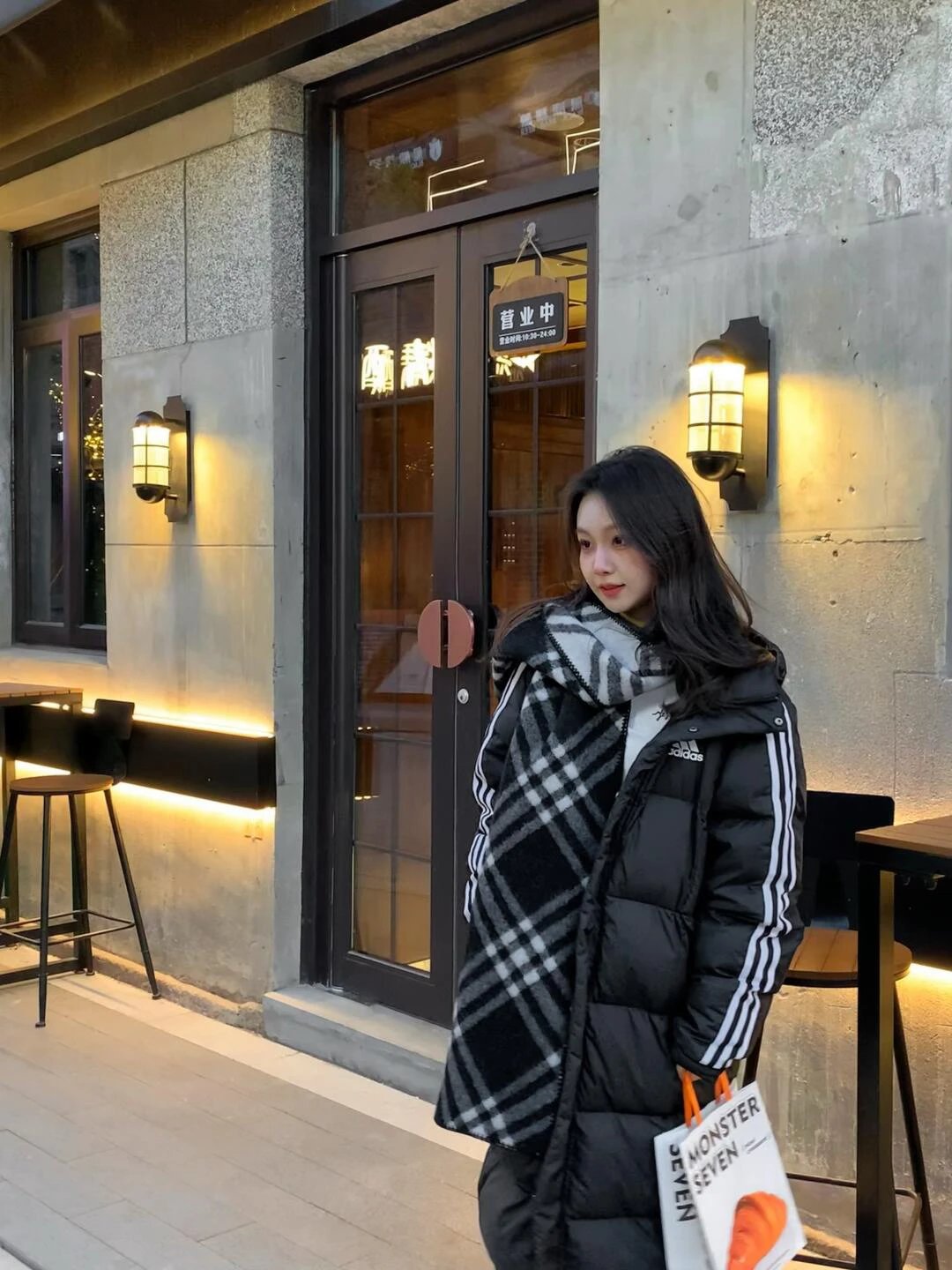 Item ID 8100 Adid@s- Adi -2022ss-3st-Long-coat down jacket -70 Down content - White