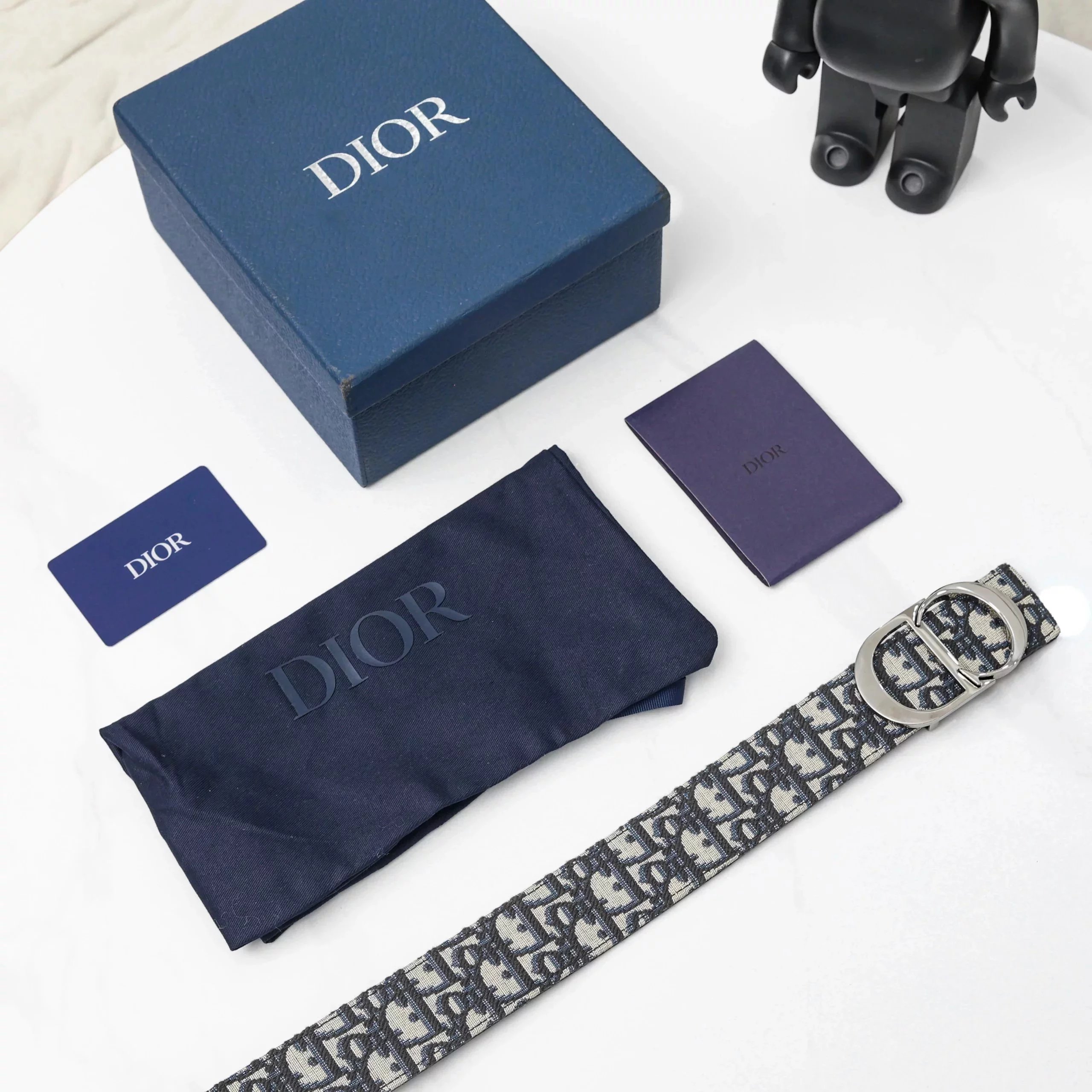 Item ID 8395 Dio-D Home - Full Print Vintage Series - Oblique Jacquard Letter Belt