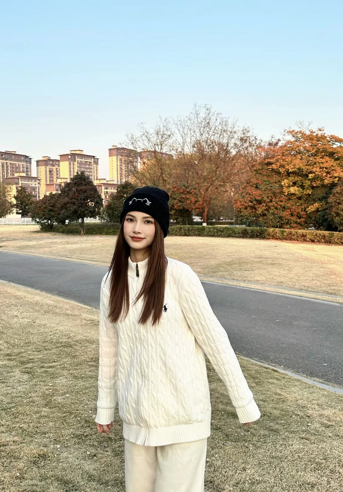 Item ID 8055 Ralph Zipper Coat _Fixed Weaving Twisted Flower_ SS23 Solid Color Zipp