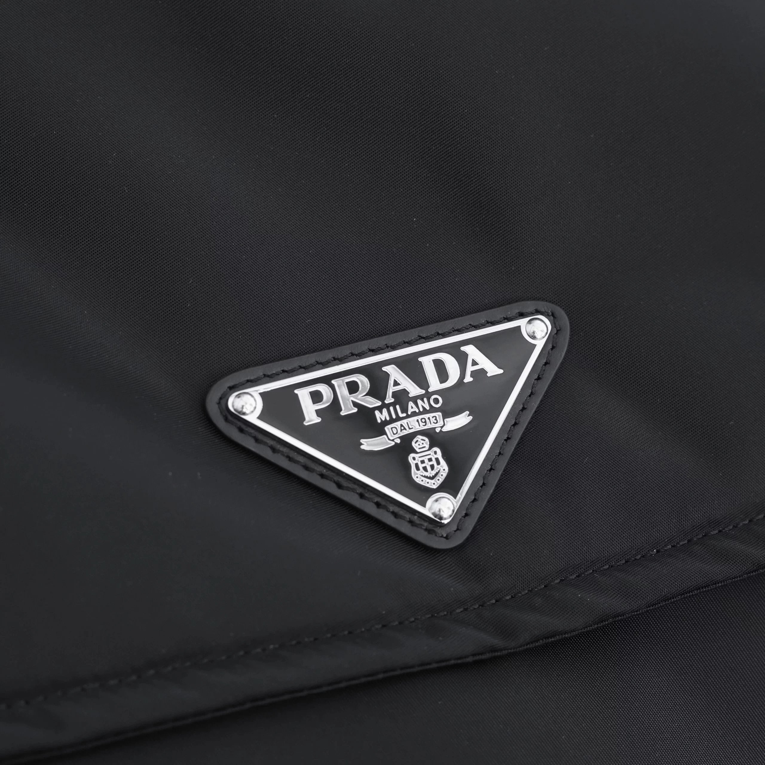 Item ID 8505 Prad invite collaboration - Retro flip bag, nylon bag, large briefcase