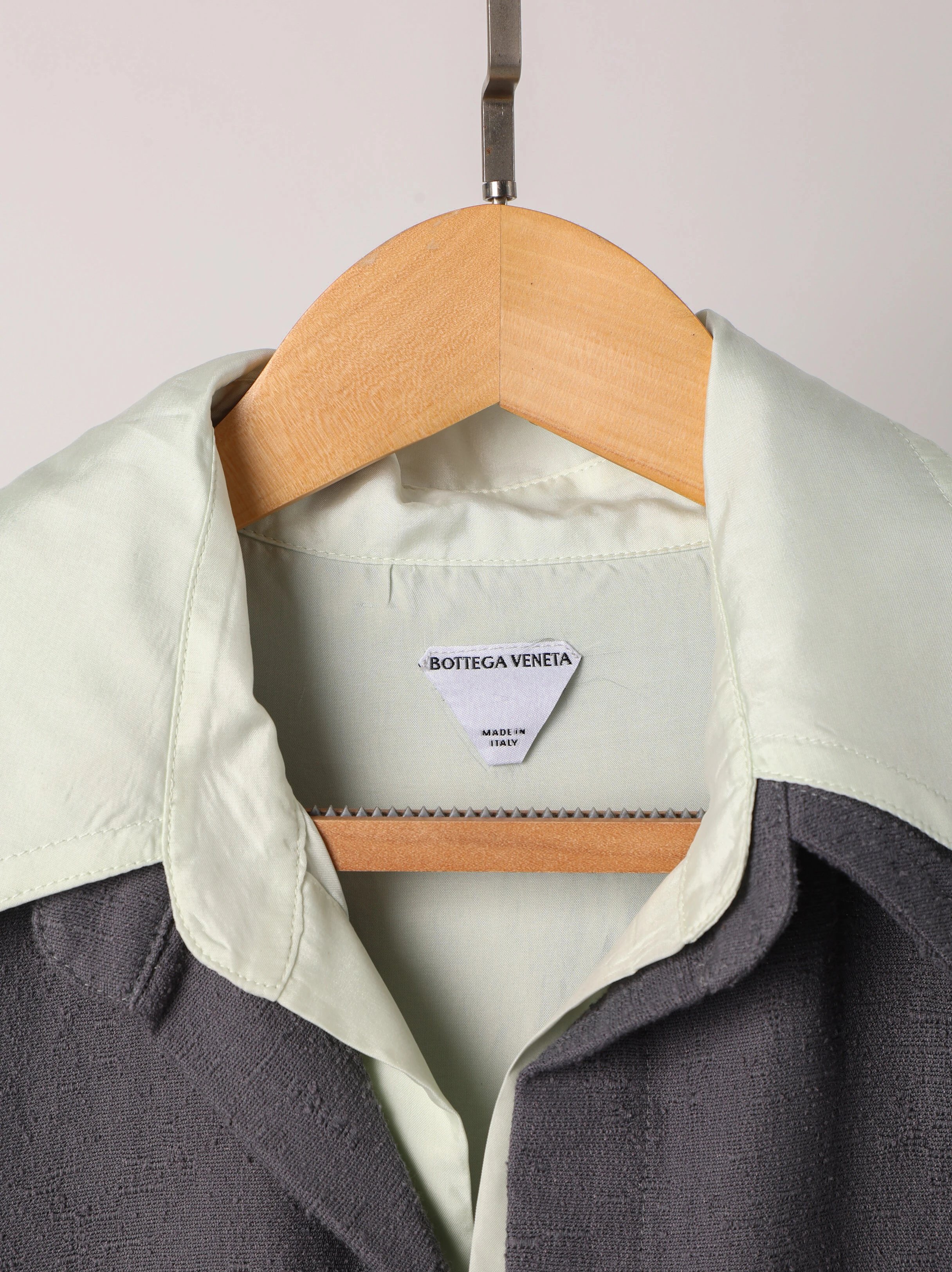 Item ID 8214 Botteg@-Venet @-Baotijia-2023S - Fake two-piece woven shirt jacket - D