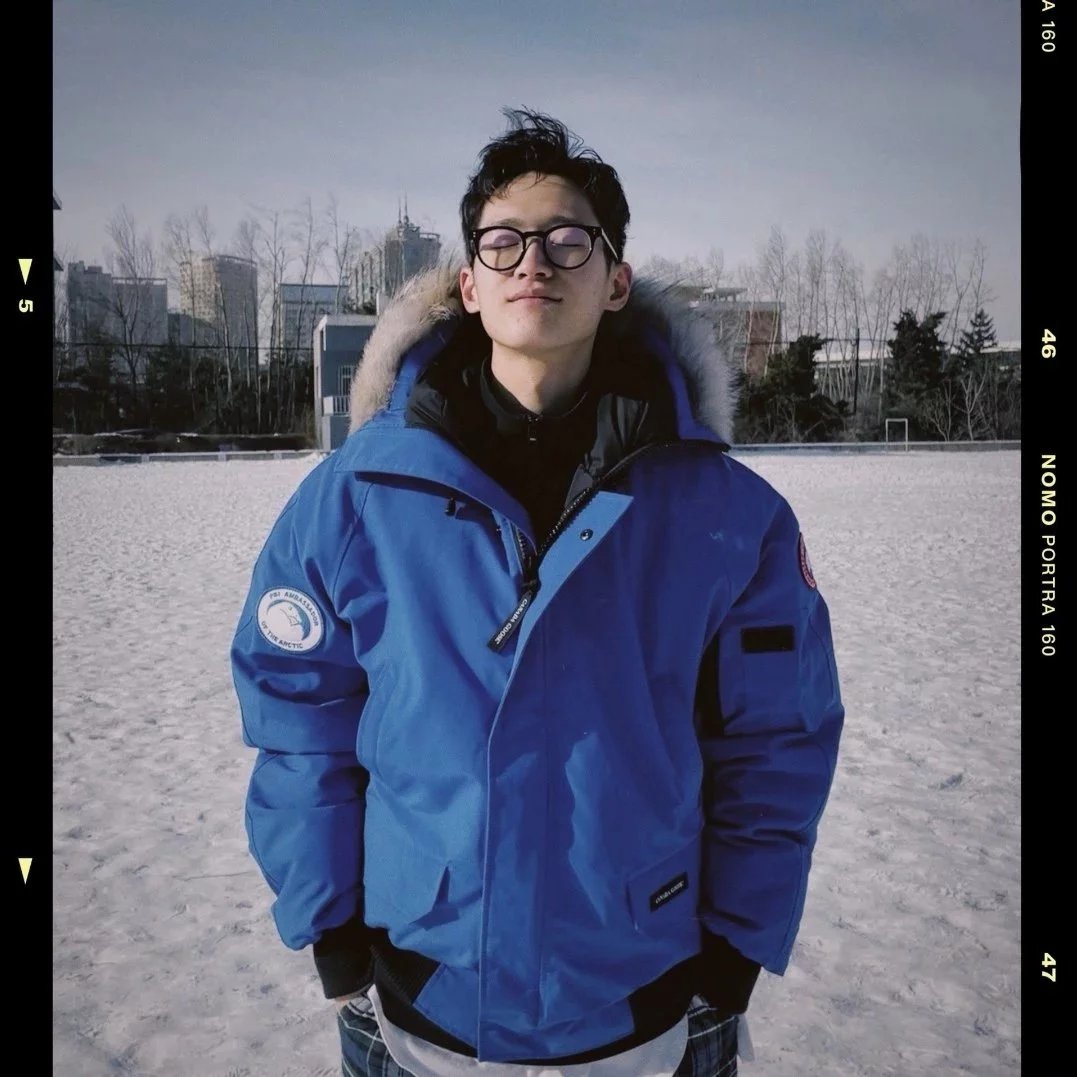 Item ID 8115 Goose brand -01 Expedition short down jacket -( Original wolf hair - F