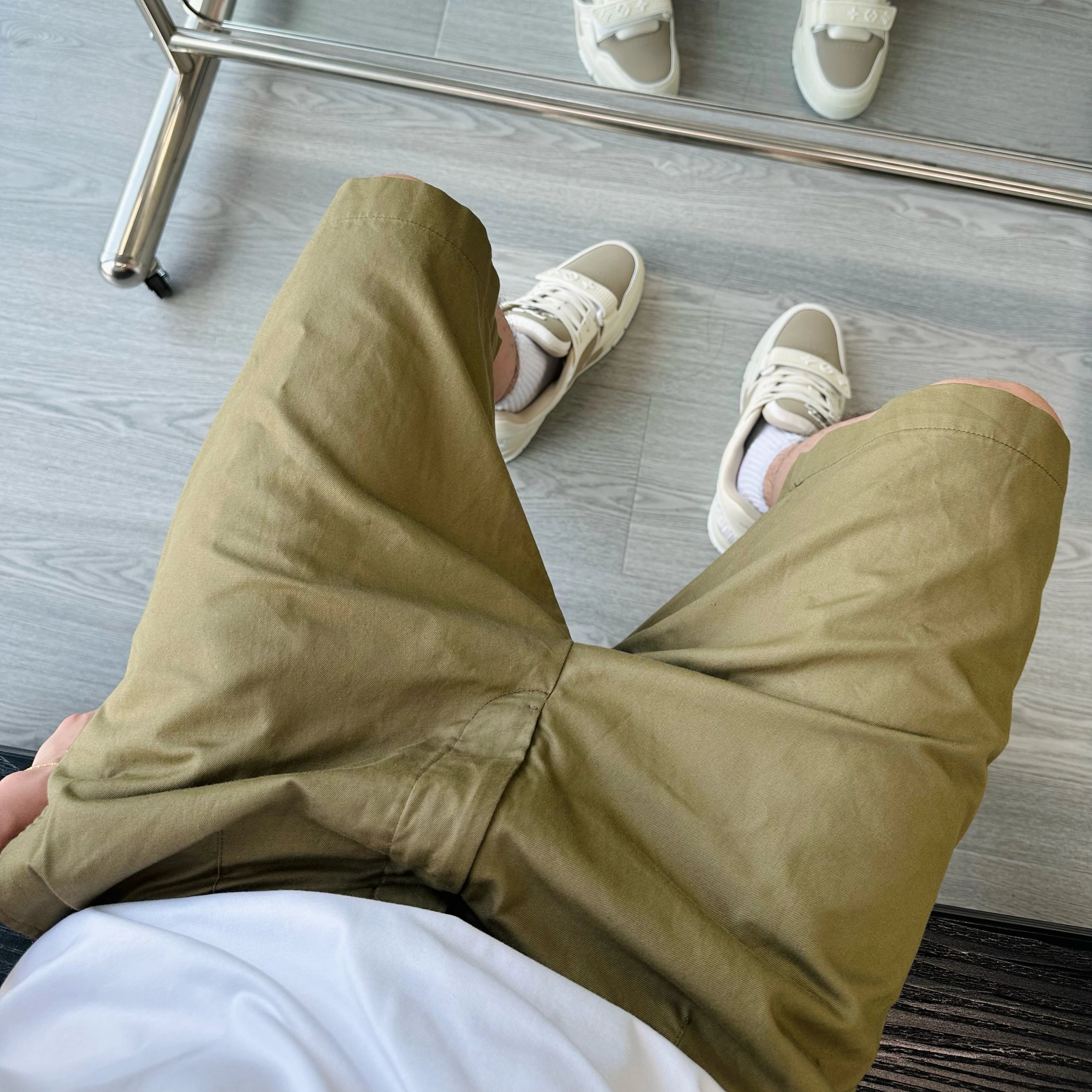 Item ID 8245 Zegna Zegna 2022ss - Medium waist fine spun linen shorts - Old money s