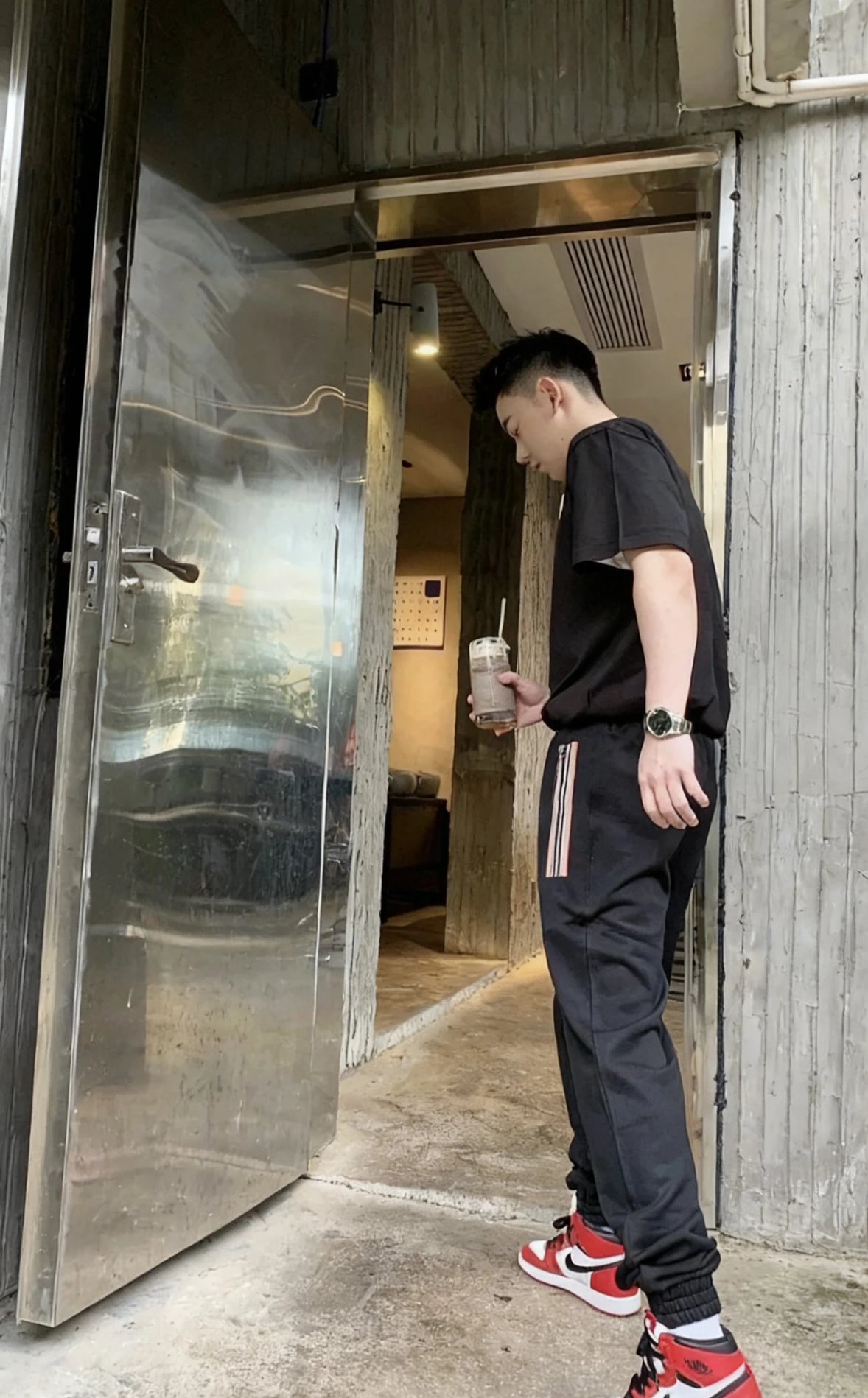 Item ID 8345 BBR-SS24-“ Multi-color dyeing ” Striped drawstring lace-up knitted swe