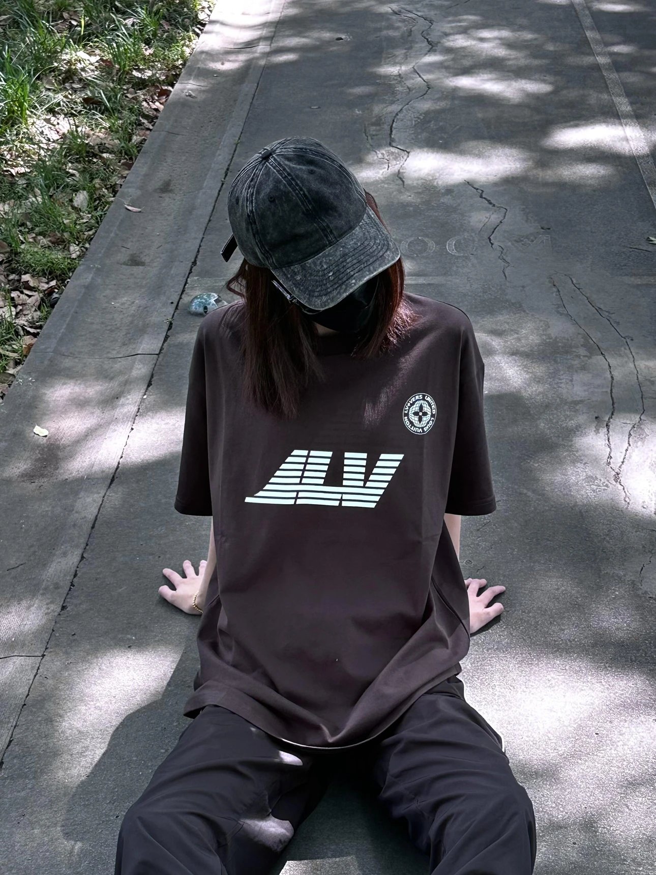 Item ID 8270 Advanced Customization -2022ss Earth Pattern Stripe Printed Short Slee