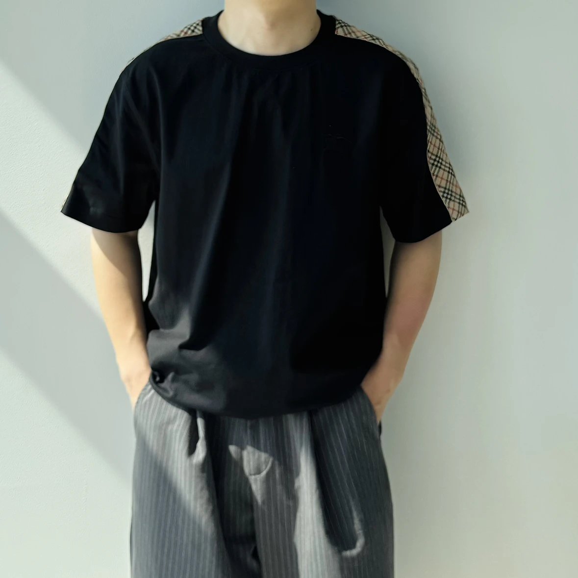 Item ID 8297 Burberr-BBR-2024ss- Shoulder check web short sleeves - Short sleeves w