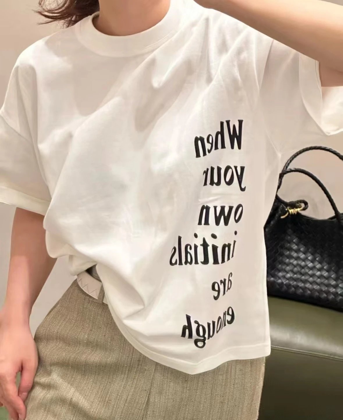 Item ID 8301 BV Bottega Veneta -SS25 limited -“ Built-in embroidery ” Jersey monogr