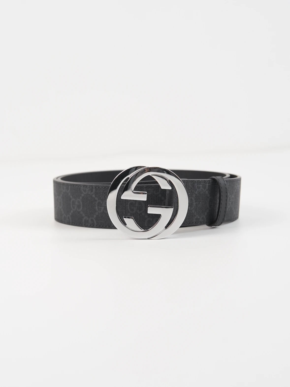 Item ID 8397 GUCC1 pair G“ High-end hardware ” Canvas leather belt with buckle - Me