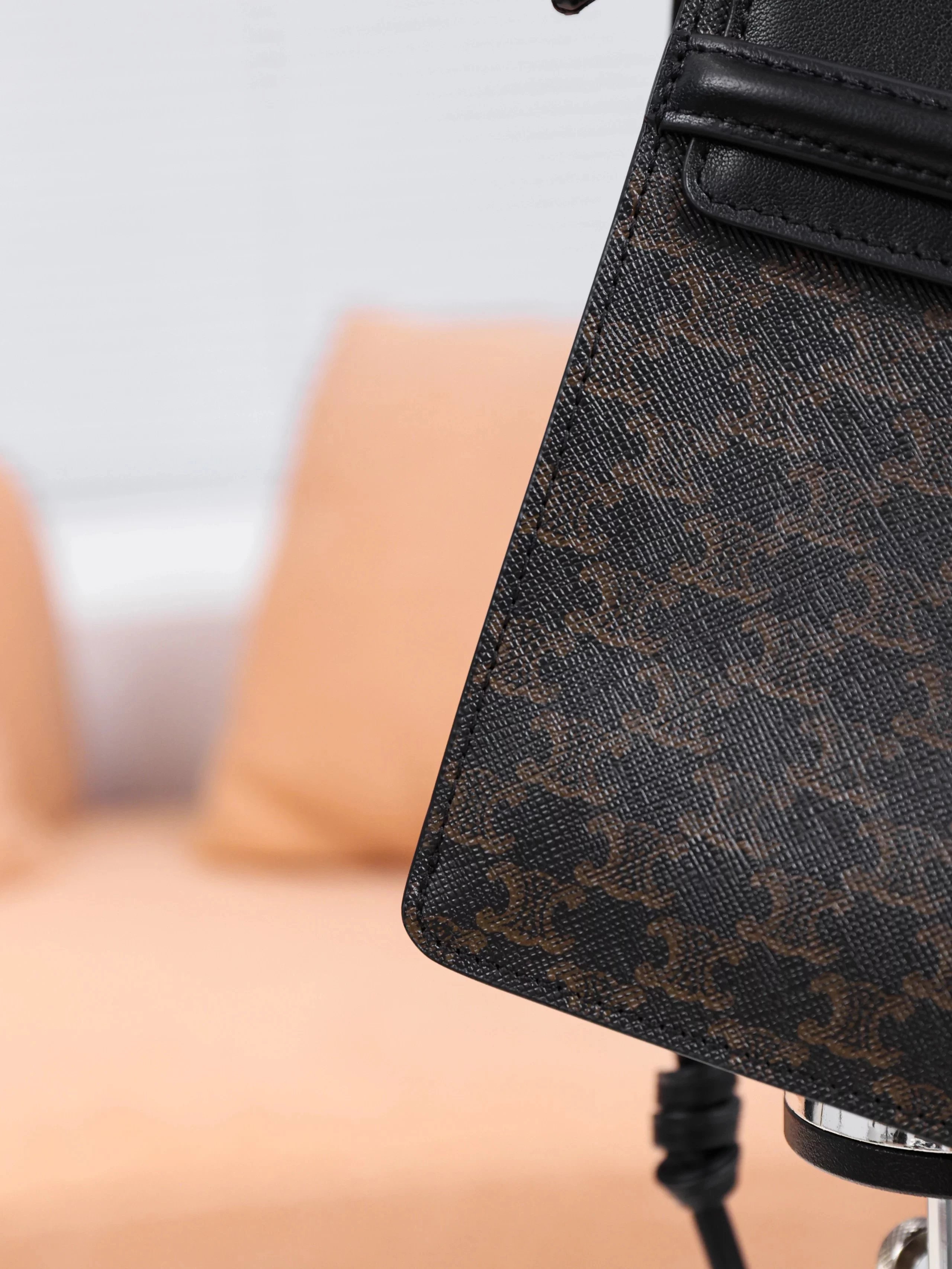 Item ID 8454 Celine-2022s-Celin-mini phone bag - Triumphal Arch printed vintage pho