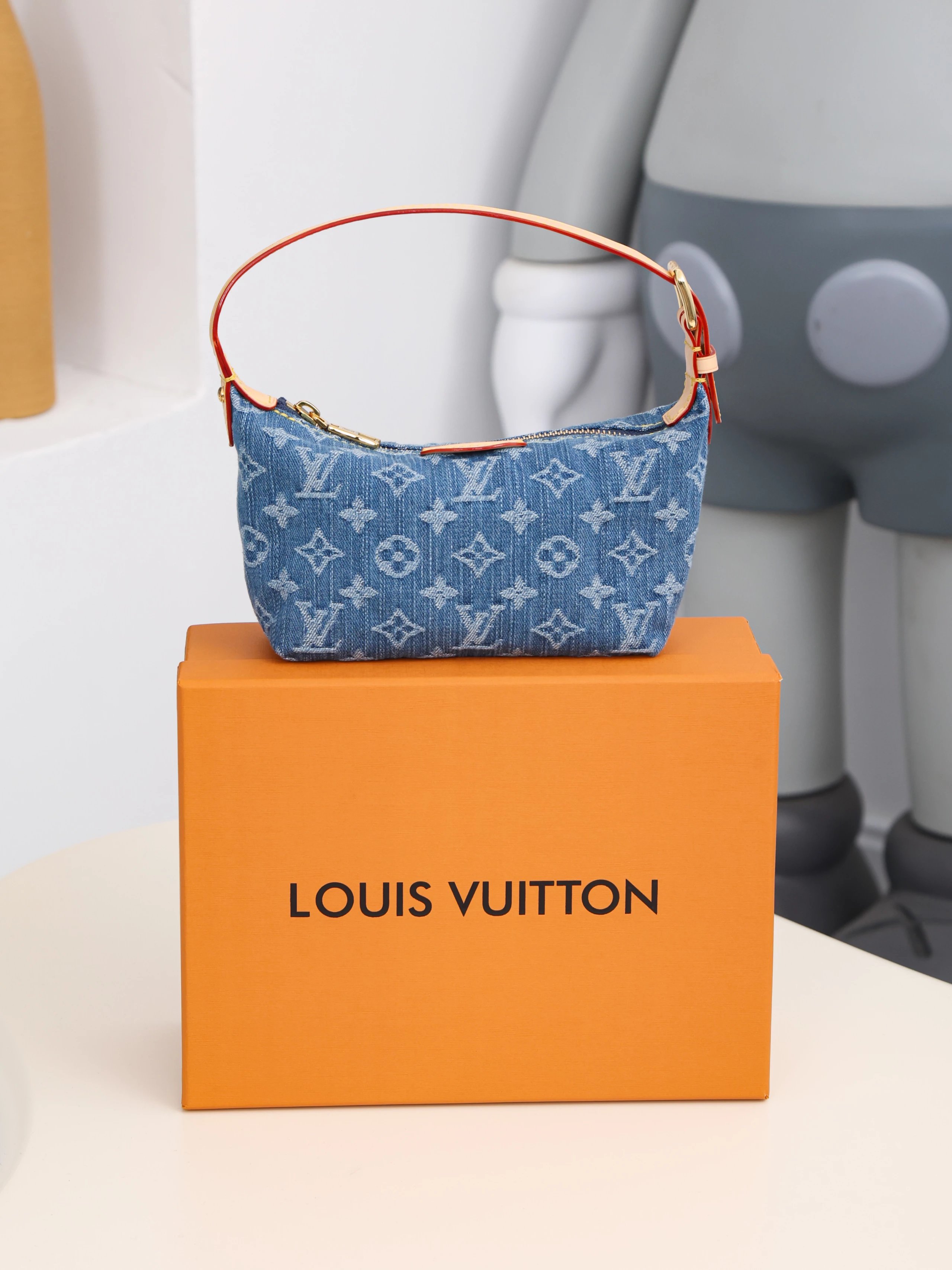 Item ID 8423 Advanced customization - Denim denim bag - Denim small lunch box handb