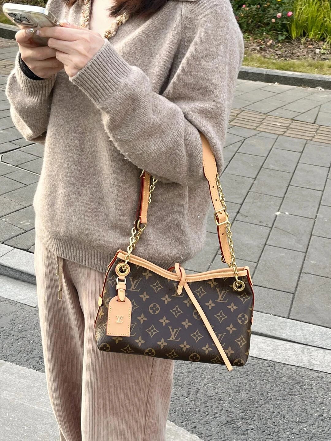 Item ID 8435 Advanced Customization -2022ss Monogram Vintage Series - Carryall BB C